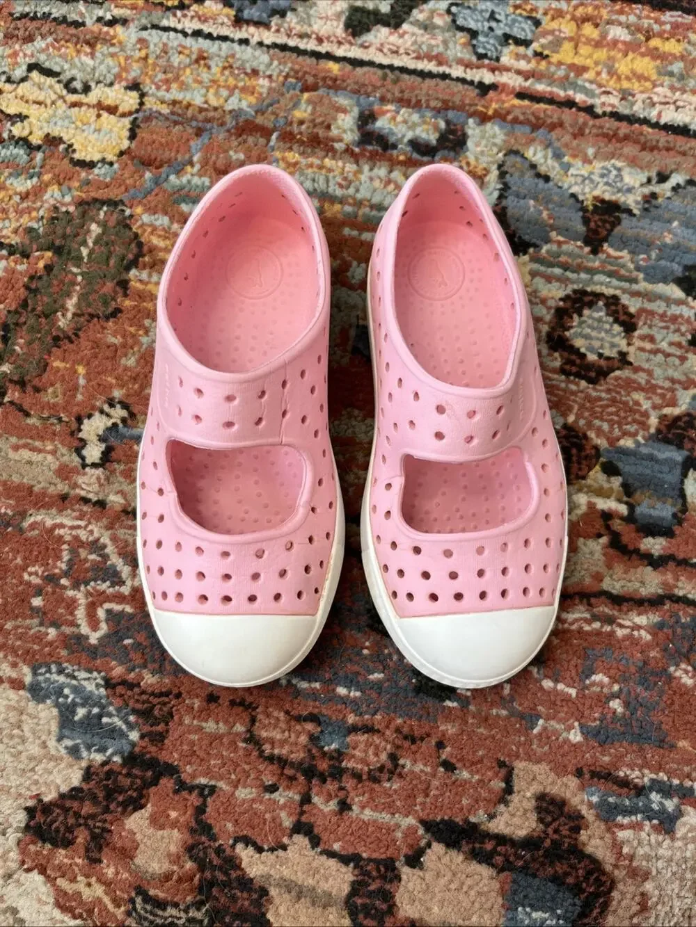 Native Shoes Mary Jane Water Shoes Pink Girls Child Size 10 Kids